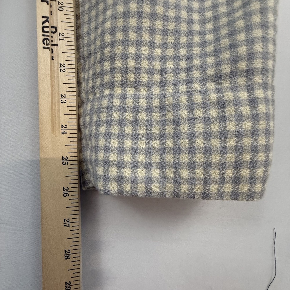 Christian Dior Trousers Womens 12 Gray Gingham Wool Pleated High Rise Vintage - Picture 8 of 14